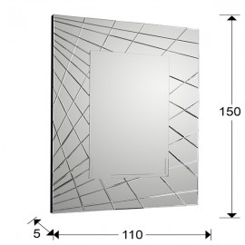Espejo Fusion Rectangular 161022