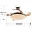 Ventilador Vento DC Marron 50Ø Dimable 168342D