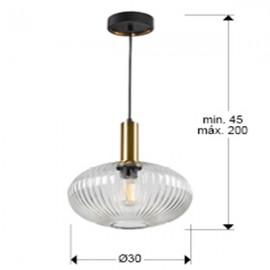 Lampara Norma 1l Transparente 225410