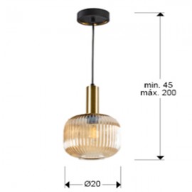 Lampara Norma 1l Ambar 225588