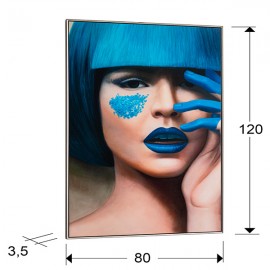 Lienzo Impreso Blue 80X120 226172