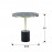 Mesa Auxiliar Dekala Negro-Oro Ø46 258203