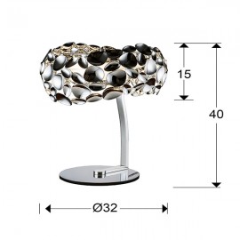 Sobremesa Narisa Cromo Led 6W 266577