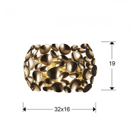 Aplique Led Narisa 2L Oro Rosa 266782N
