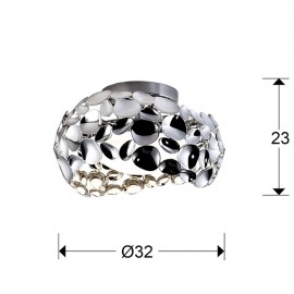 Plafon Led Narisa Cromo 3 G9 6W 266946