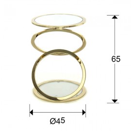 Mesa Auxiliar Aros Oro Ø45 287760