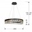 Lampara Selene 60Ø Negro-Cristal 294720