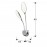 Aplique Lucila Led 2 Luces 324190