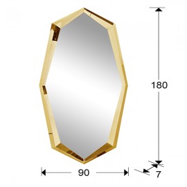 Espejo London Oro 339421