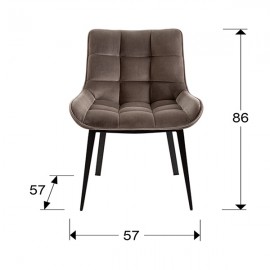 Silla Devany Negro-Piedra 359849