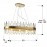 Lampara Grace 20 Luces oro oval 365369