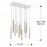 Lampara Varas Oro Blanco 11L 373342