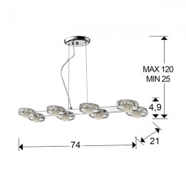 Lampara Suria Led 8 Luces 375509
