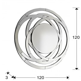 Espejo Aros Ø120 385314