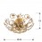 Plafon Led Verdi Marfil Y Pan De Oro 4 E14 4W 481541