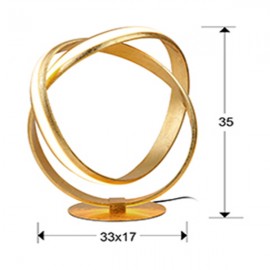 Sobremesa Lazas Pan Oro Ø30 486637