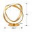 Sobremesa Lazas Pan Oro Ø30 486637