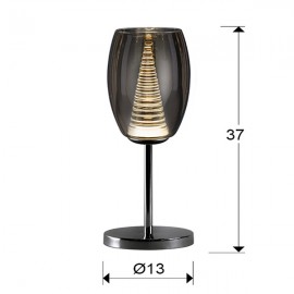 Sobremesa Nebula 1L Led Cromo 493826