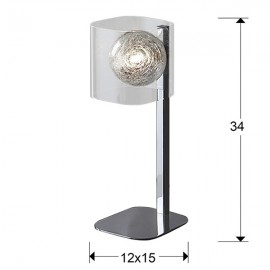 Sobremesa Eclipse Cromo Led 6W 1L 506625