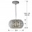 Lampara Diamond Cromo Cristal 3Xg9 507413