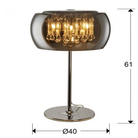 Sobremesa Argos Cromo Grande Led 6W 4L 508222