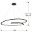 Lampara Looping LED Negro Ø97 527644