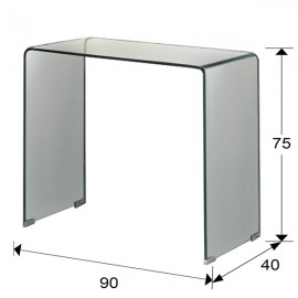 Consola Glass Transparente 552431
