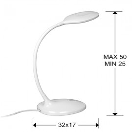 Sobremesa Scoop Blanco Led 8W 552758