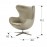 Sillon Egg Antelina Beige 594745