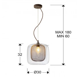 Lampara 1L Grande Fox Chocolate 653732