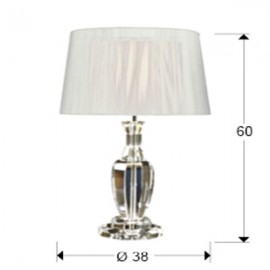 Sobremesa Corinto II Cristal 662437