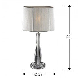 Sobremesa Lin Transparente Led 6W 1W 1L 663023