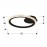 Plafon Ring 1 aro negro 717847
