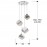 Lampara Priscila 4 Luces Cromo 720410