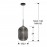 Lampara 1L Tensai Smoke 22Ø 735834
