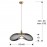 Lampara 1L Forma Oro-Negro 735971