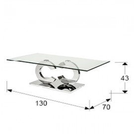 Casandra-Mesa Centro Acero 739023
