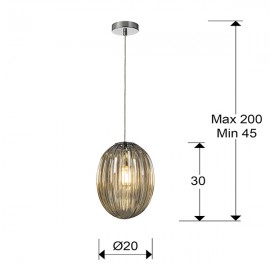 Lampara 1L Ovila Conac 20Ø 752183