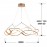 Lampara Led Molly 80Ø Oro Rosa Dim 763967D