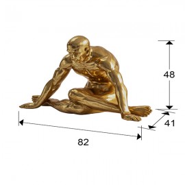 Figura Grande Yoga Oro 766920
