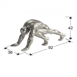 Figura Grande Asana Plata 767057