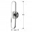 Aplique 2L Led Colette Cromo 787024