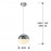 Lampara Led Sphere Cromo Tulipas 1 Esferica 10W 793412