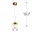 Lampara 1L Led Sphere Ø12 Laton 793429