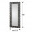 Espejo Vestidor Carla 60X160 794218