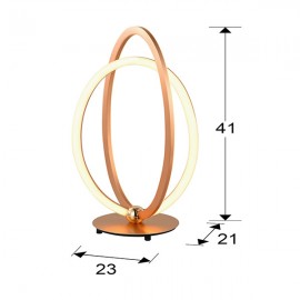 Sobremesa Led Ocellis Oro Rosa 814140
