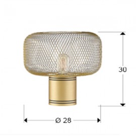 Sobremesa Osiris 1 Luz Oro 910521