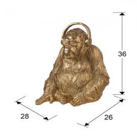 Figura Mediano Orangutan Music Oro 925914