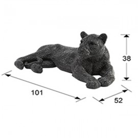 Figura Grande Leona Negro 946370