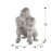 Figura Grande Gorila Plata 957120